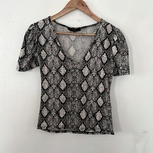 Snakeskin Print top  